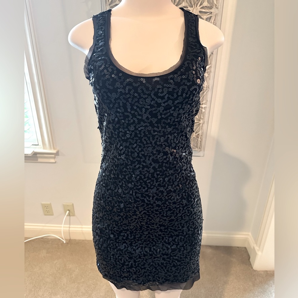 MAX STUDIO sequin tank dress